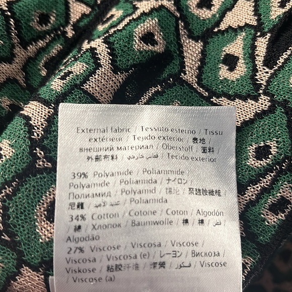 Missoni Green and Black Patterned Mini Dress - Picture 16 of 16